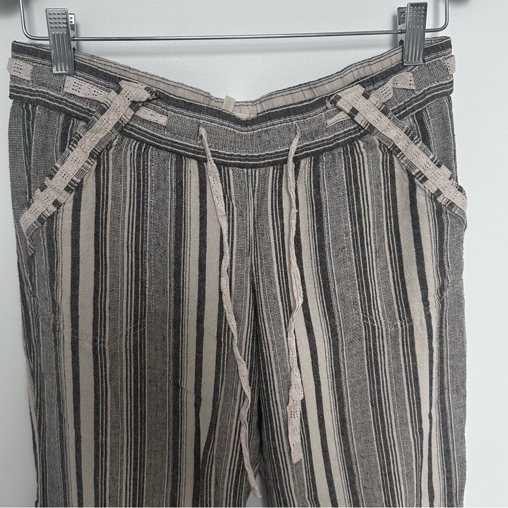 Striped linen pants - Picture 2 of 4